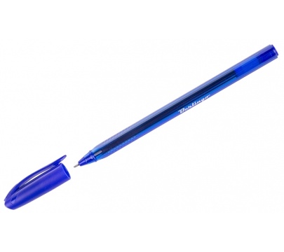 Ручка шариковая Berlingo \'Triangle 100T\' синяя, 0,7мм, трехгранный корпус, игольчатый стержень