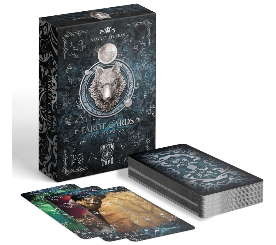 Таро Moon and Wolf, 78 карт, 6х11 см Таро Moon and Wolf, 78 карт, 6х11 см