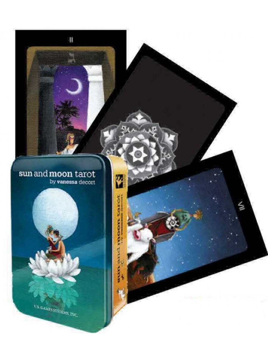 Карты Таро Sun and Moon Tarot in a Tin - Карты Таро Солнца и Луны