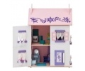 Деревянный кукольный домик 'Анастасия' с 15 предметами мебели