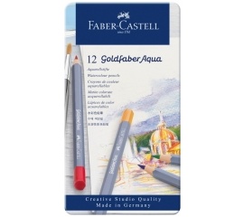 Акварельные карандаши 'Goldfaber Aqua' Faber-Castell 12шт