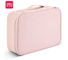 Сумка для ноутбука DELI, розовая