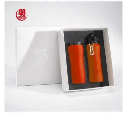 Набор подарочный Colorissimo: термокружка и бутылка для воды, оранжевый