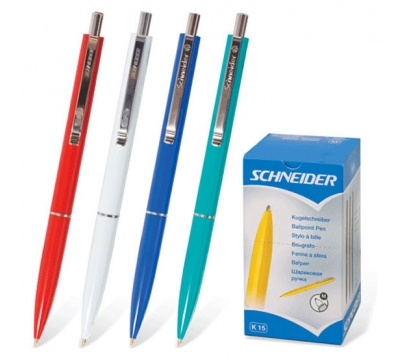 Ручка автоматическая шариковая Schneider K15 ассорти