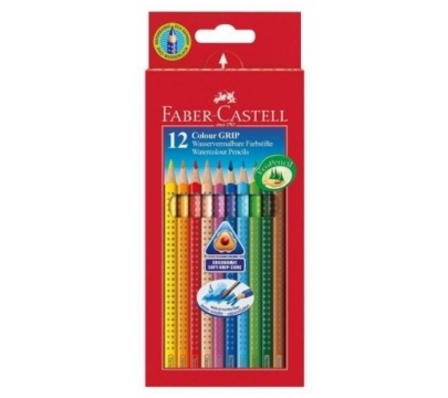 Цветные карандаши \'Faber- Castell Grip 2001\' 12 цветов