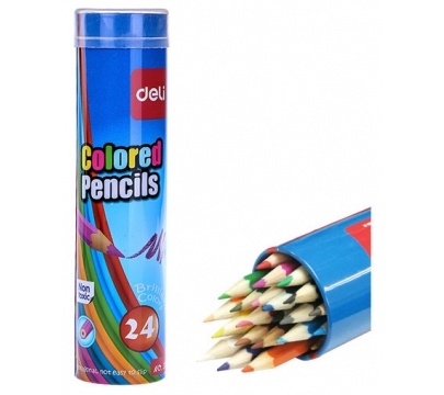 Цветные карандаши Deli 24 шт. в пенале