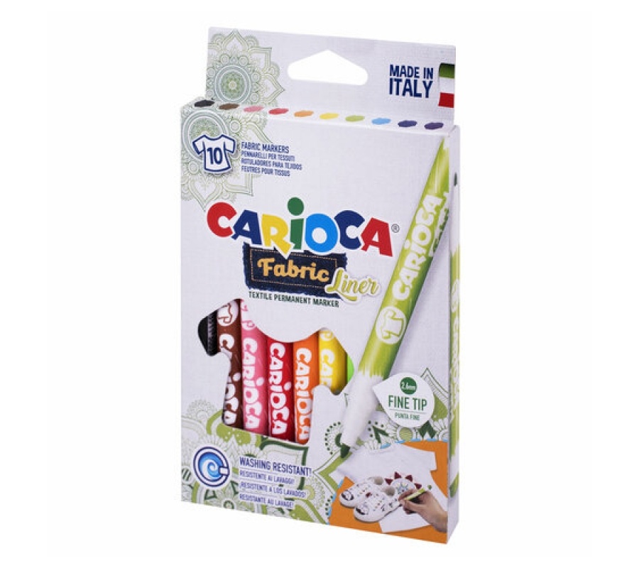 Маркеры для ткани CARIOCA (Италия) 'Fabric'