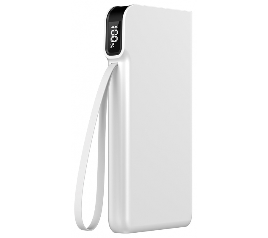 Внешний аккумулятор Cesare 10000 mAh, белый, синий, черный