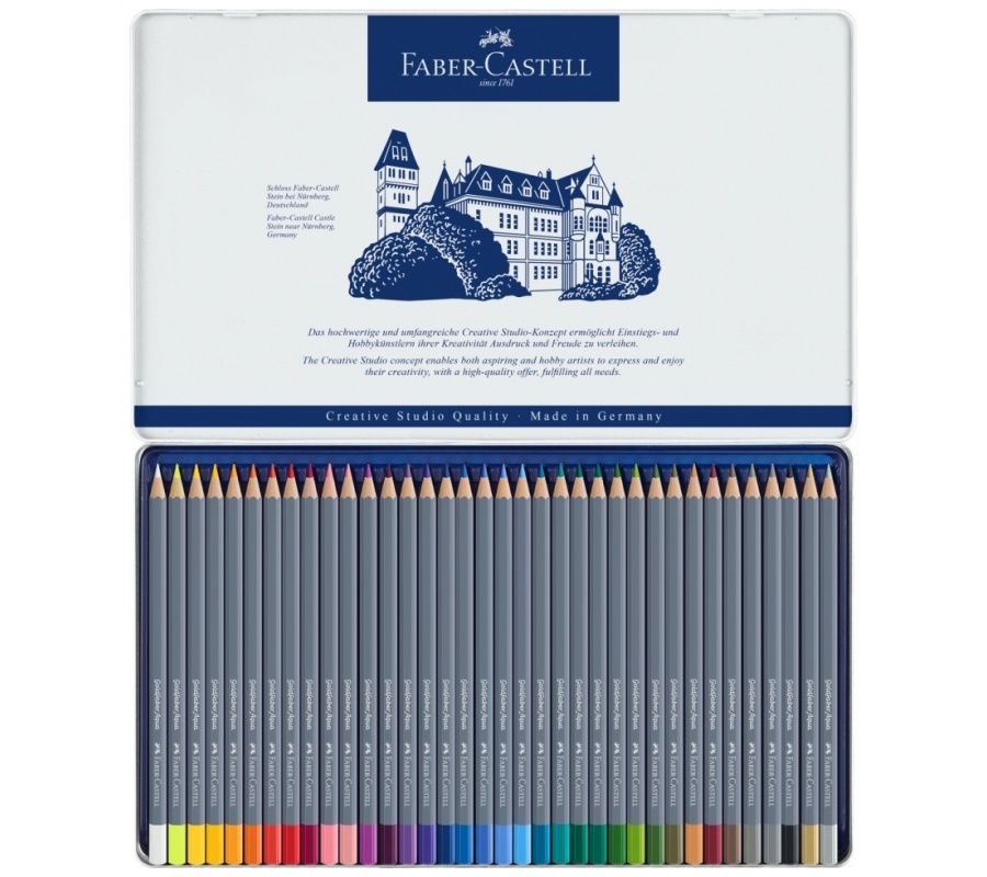 Акварельные карандаши Faber- Castell, Goldfaber Aqua 36 цветов Акварельные карандаши Faber- Castell, Goldfaber Aqua 36 цветов