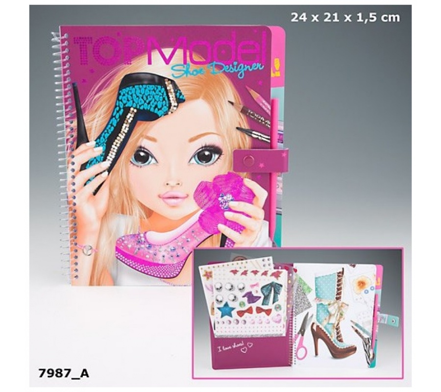 Раскраска Top Model Shoe Designer Раскраска Top Model Shoe Designer