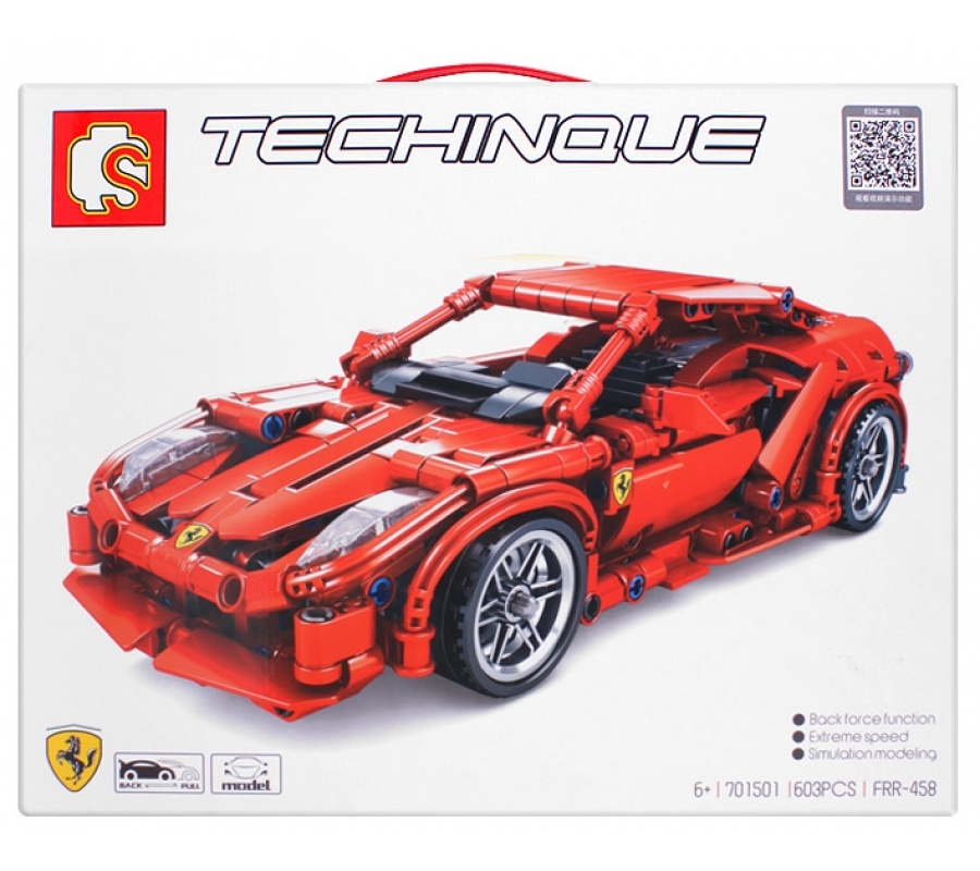 Конструктор 'FRR-458'/ 701501 FERRARI 603 деталей. Игрушка Конструктор 'FRR-458'/ 701501 FERRARI 603 деталей. Игрушка