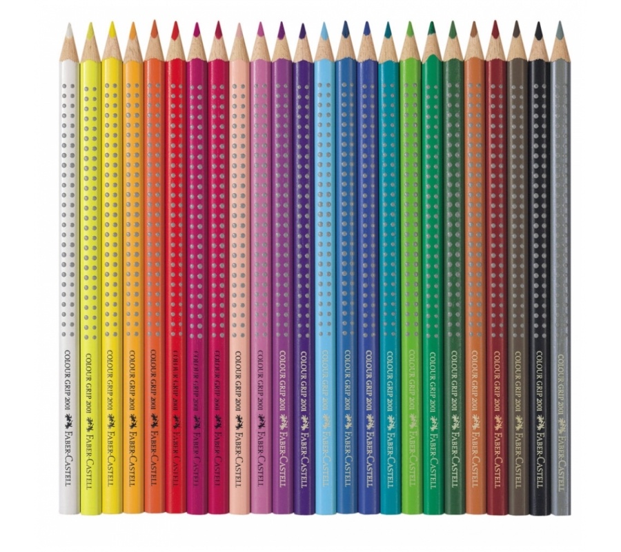 Цветные карандаши 'Faber- Castell Grip 2001' 36 цветов