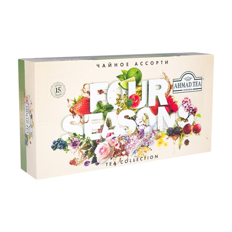 Чай ассорти пакетированный \'Ahmad Tea\' Four Seasons Tea Colleaction