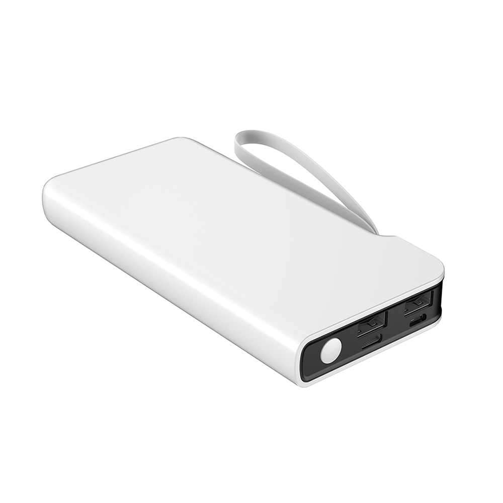 Внешний аккумулятор Cesare 10000 mAh, белый, синий, черный
