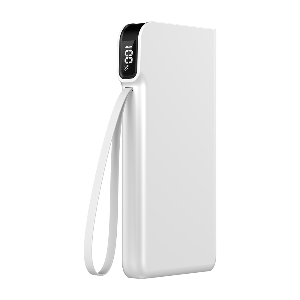 Внешний аккумулятор Cesare 10000 mAh, белый, синий, черный
