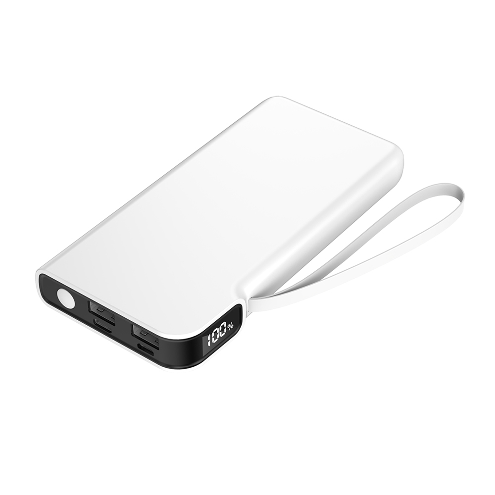 Внешний аккумулятор Cesare 10000 mAh, белый, синий, черный