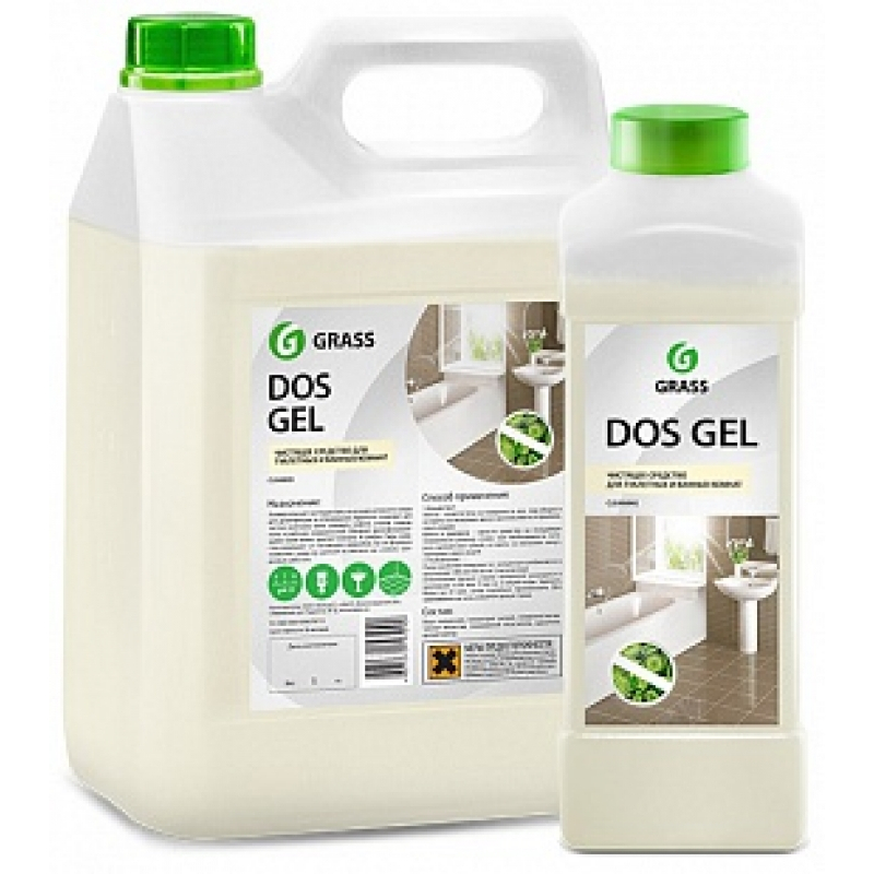 Средство дезинфицирующее \'Dos Gel\' с эффектом отбеливания, 1 литр
