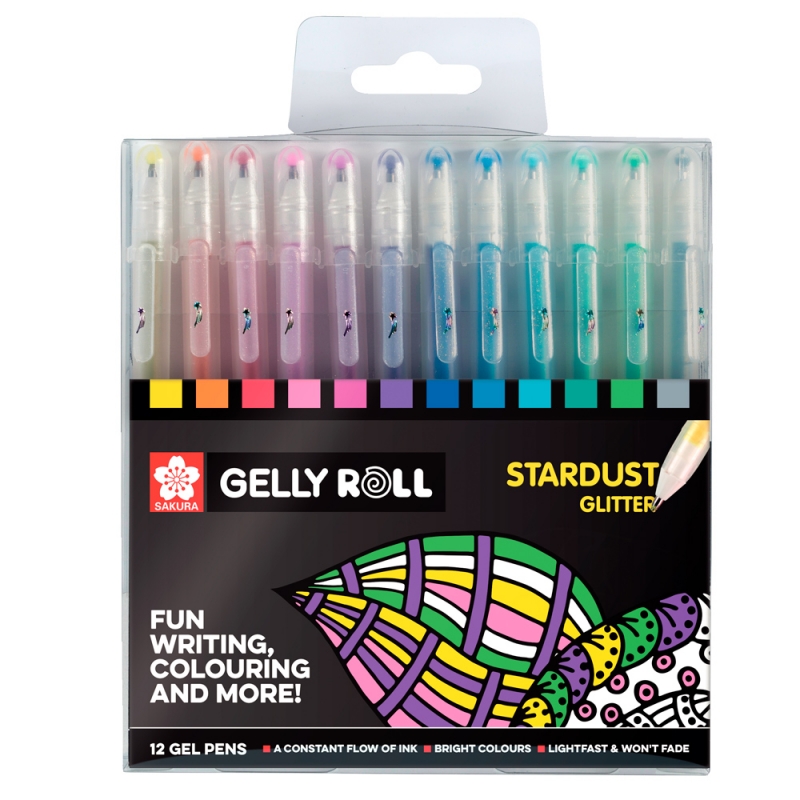 Набор ручек гелевых Gelly Roll Stardust, 12 цветов