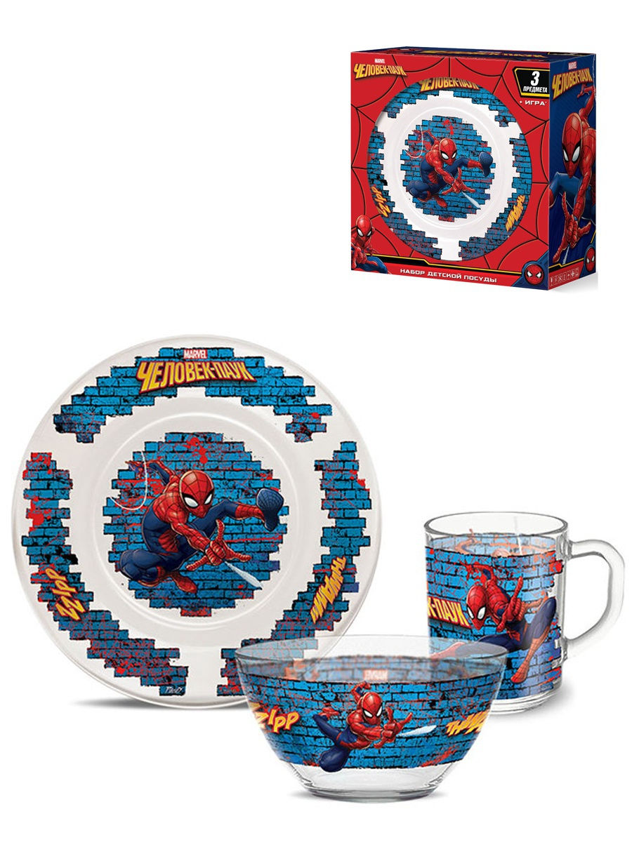 Набор посуды детский Marvel \'Человек паук\'