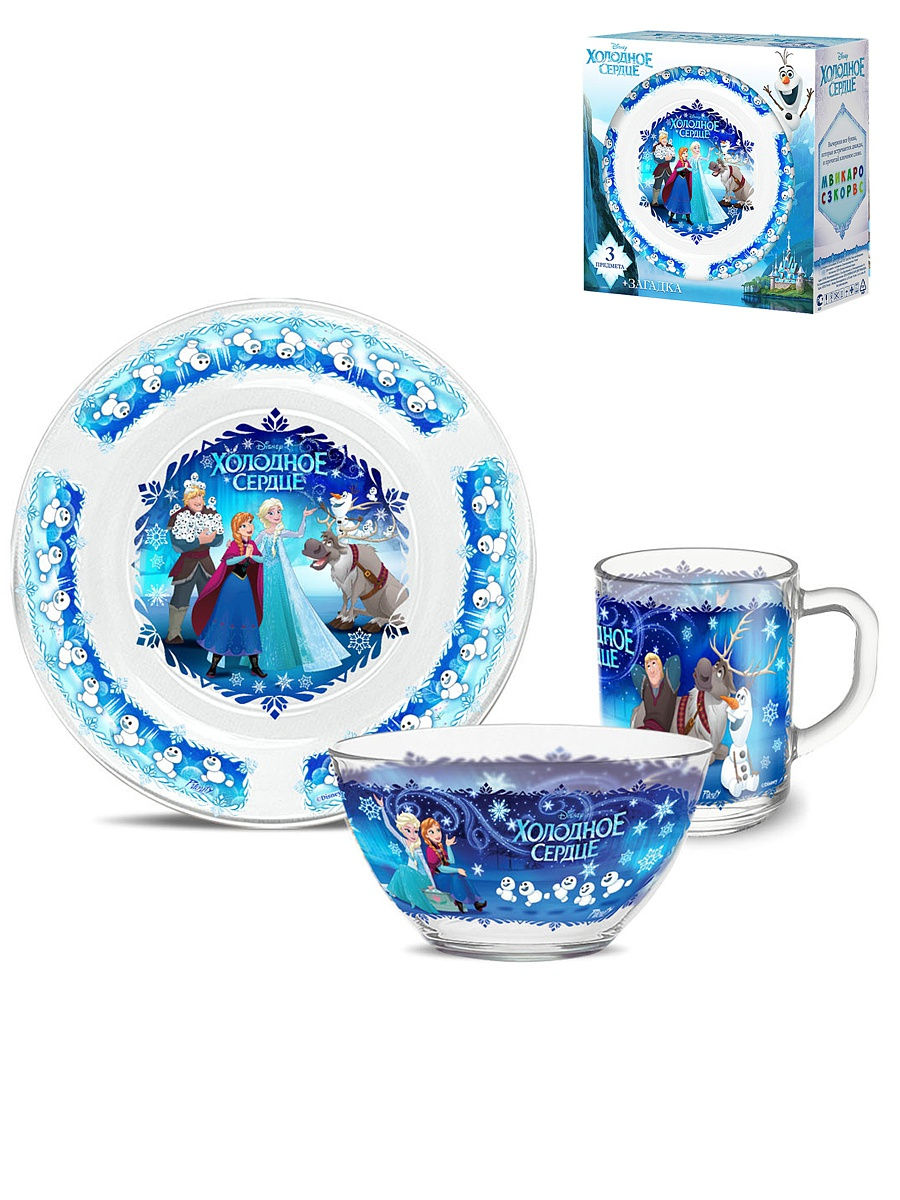Набор посуды Disney \'Холодное сердце\' зима