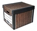 Короб архивный с крышкой Bankers Box™ Woodgrain