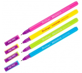 Ручка гелевая 'Color Stick' черная, 0,5мм, корпус ассортиРучка гелевая 'Color Stick' черная, 0,5мм, корпус ассорти