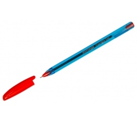 Ручка гелевая Berlingo 'Triangle Gel' красная, 0,5мм, трехгранный корпус