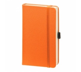 Книга записная А6 'Lifestyle' на резинке, оранжевыйКнига записная А6 'Lifestyle' на резинке, оранжевый