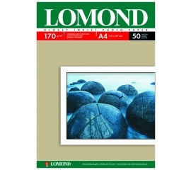 Фотобумага LOMOND глянцевая для струйной фотопечати А4, 50л, 170г/м