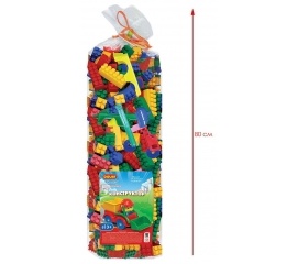 Детская развивающая игрушка конструктор Bauer Классик Супер-мешок 592 детали 3+
