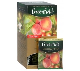 Чай Greenfield Mellow Peach зеленый байховый 25 шт