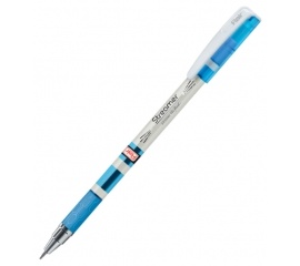 Ручка масляная, синий стержень, STRЕAMER, Flair