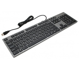 Клавиатура A4Tech KV-300H, USB, проводная, серебристо-черная