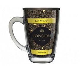 Чай London Tea Club черный 'Lemon' 70г в стеклянной кружке (300мл)