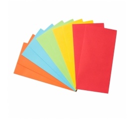 Набор подарочных конвертов цветных С65