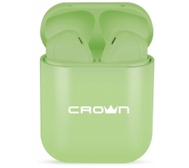 Наушники беспроводные Crown CMTWS-5005, зеленые