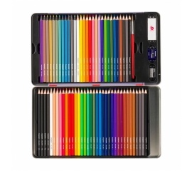 Набор карандашей 'Colouring&Drawing', металлическая коробка 70 предметов